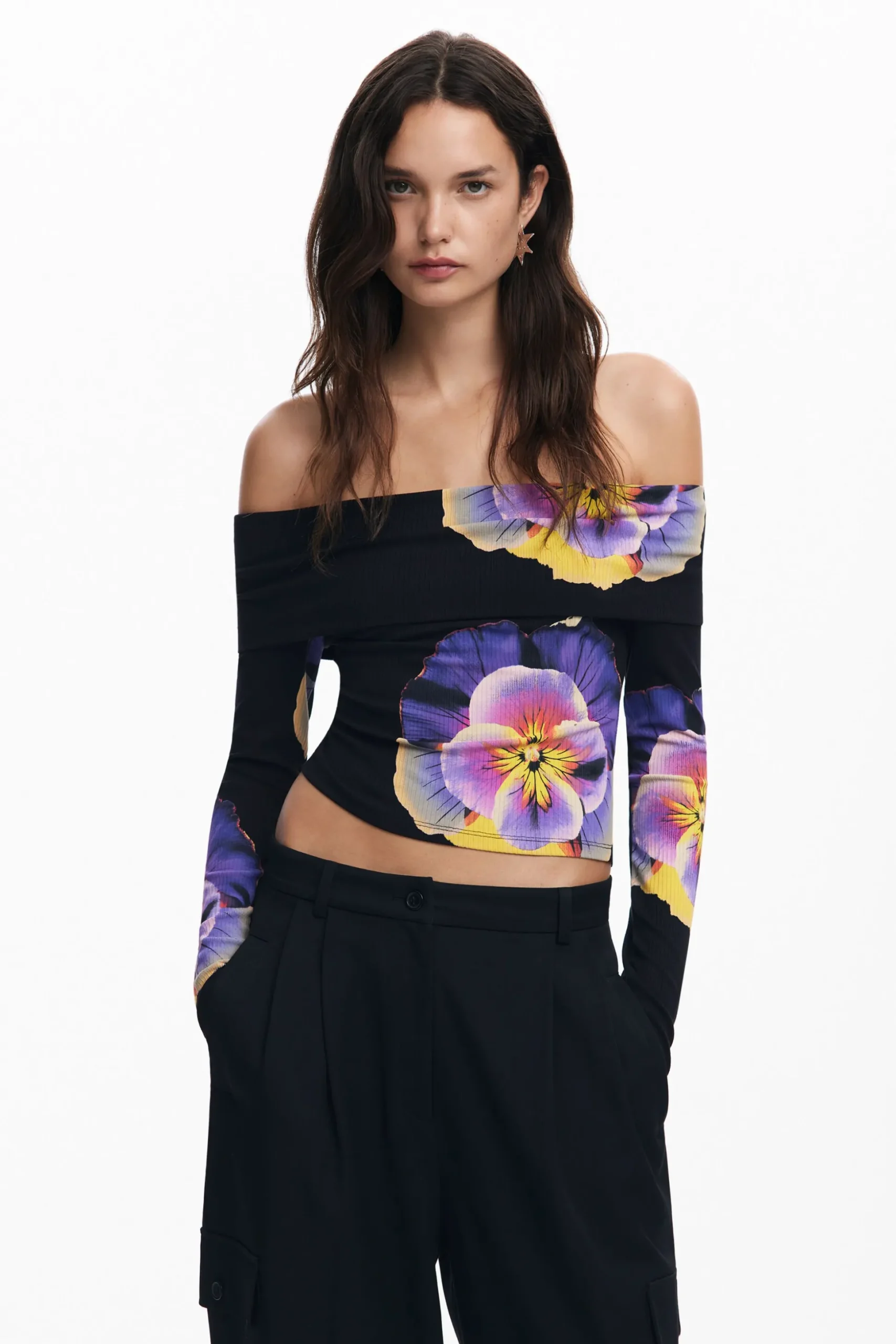 Floral print T-shirt M. Christian Lacroix