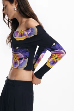 Floral print T-shirt M. Christian Lacroix