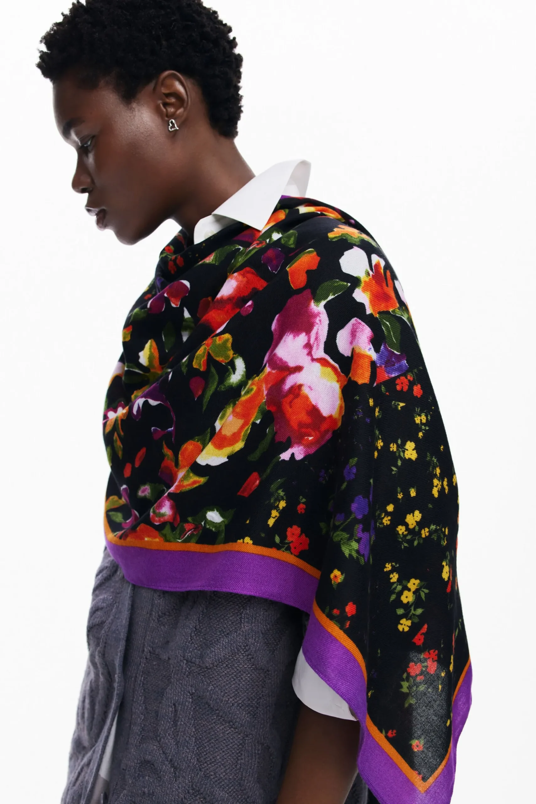 Floral scarf