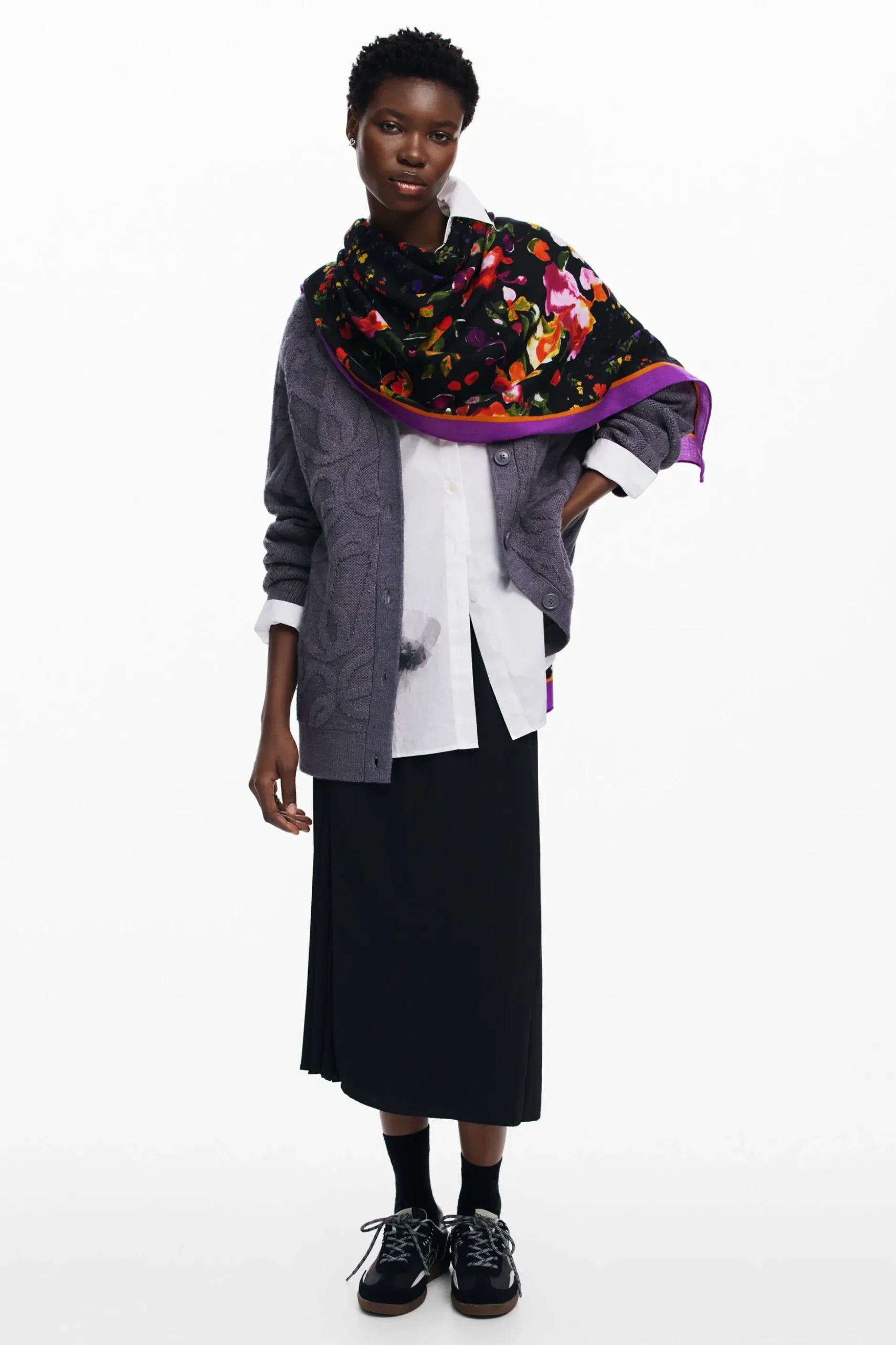 Floral scarf
