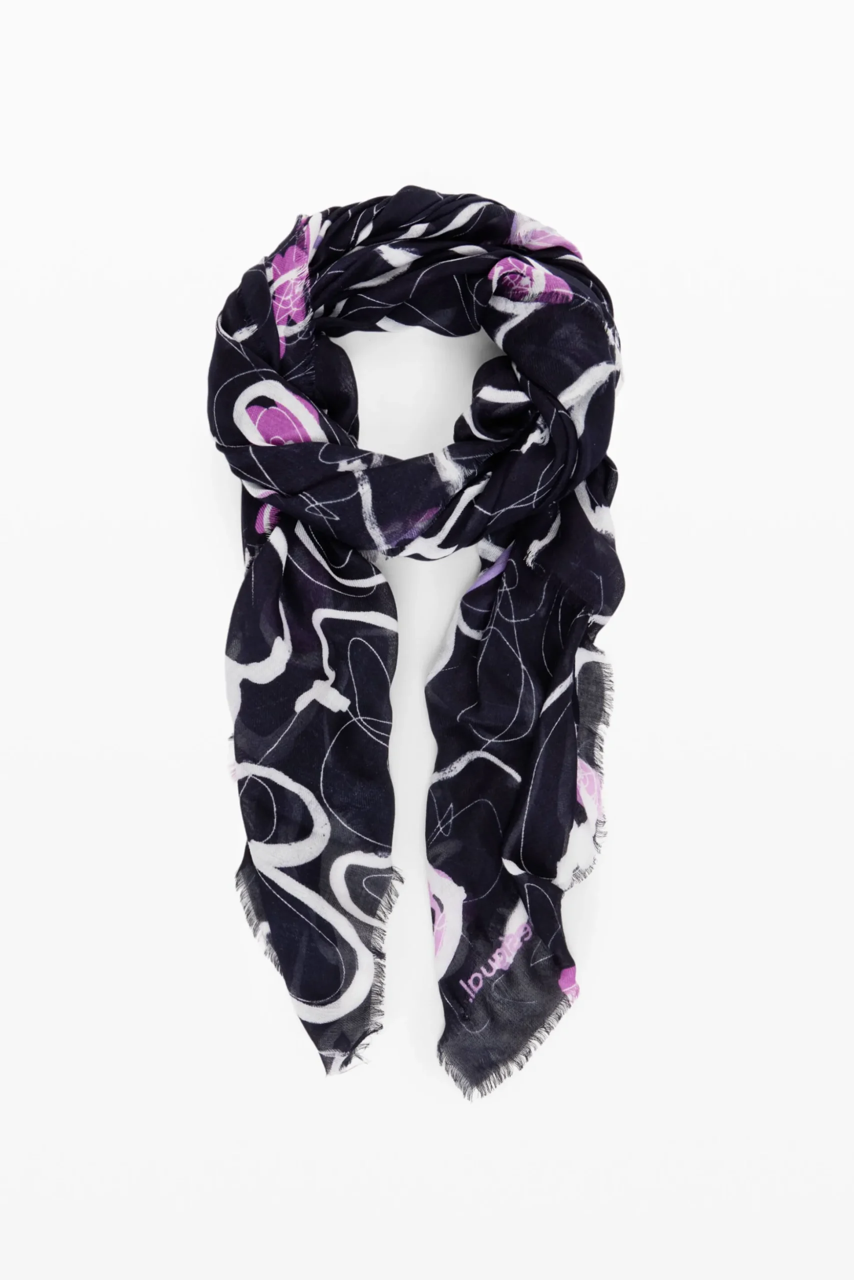 Floral scarf