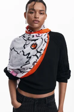 Floral scarf