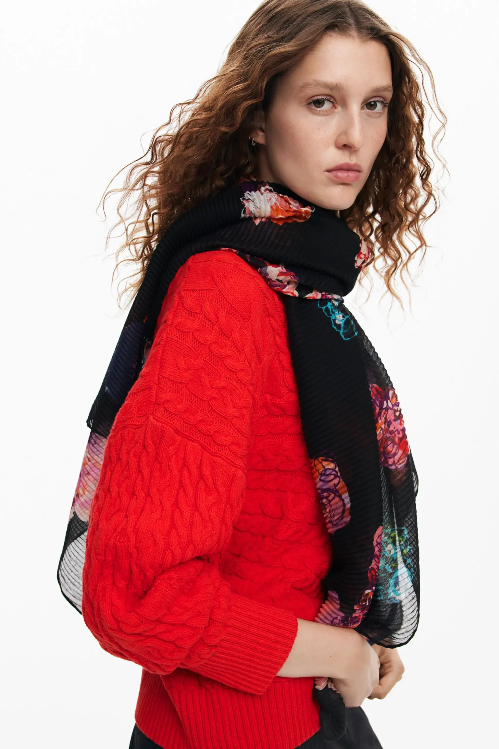 Floral scarf M. Christian Lacroix