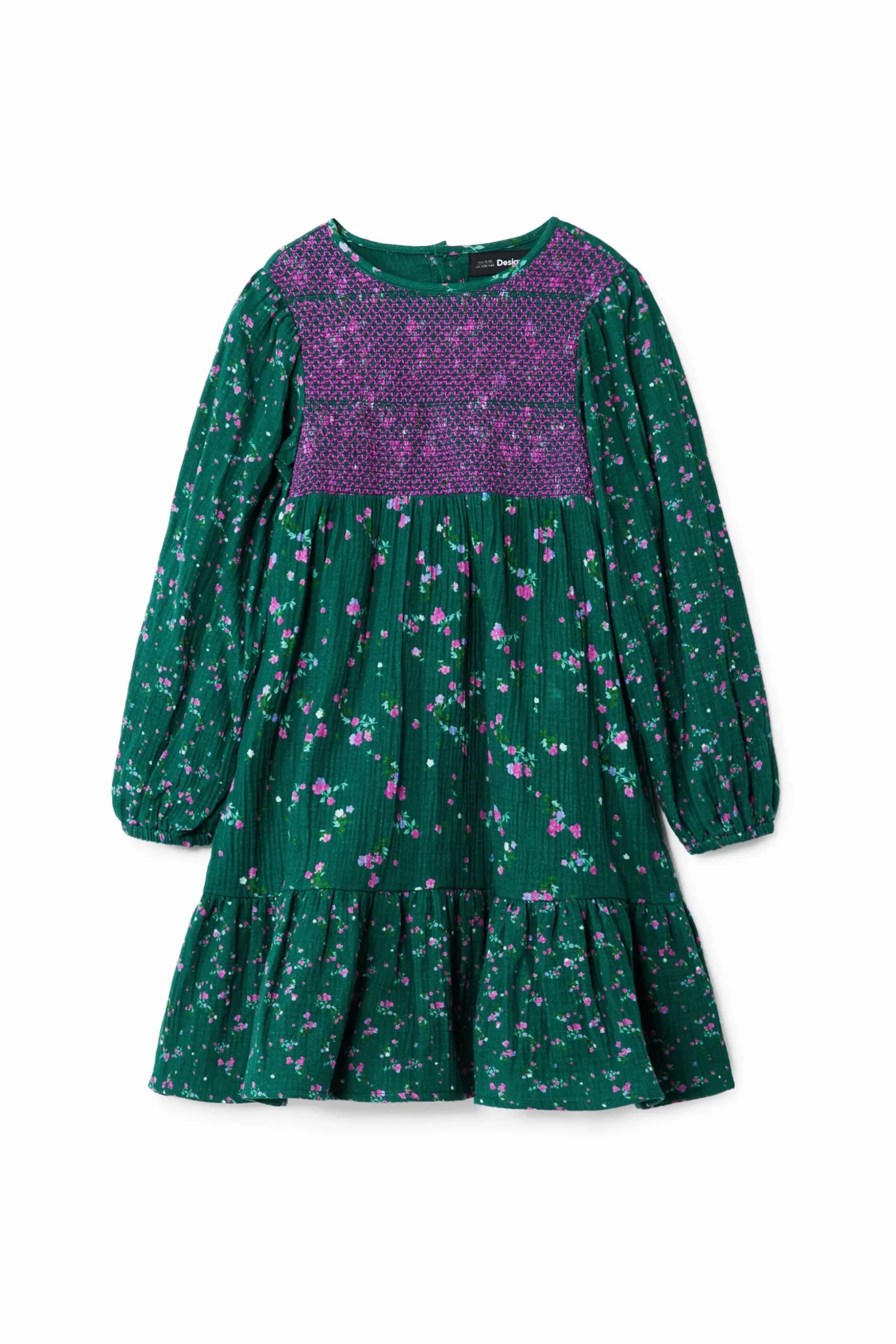 Floral shirt dress