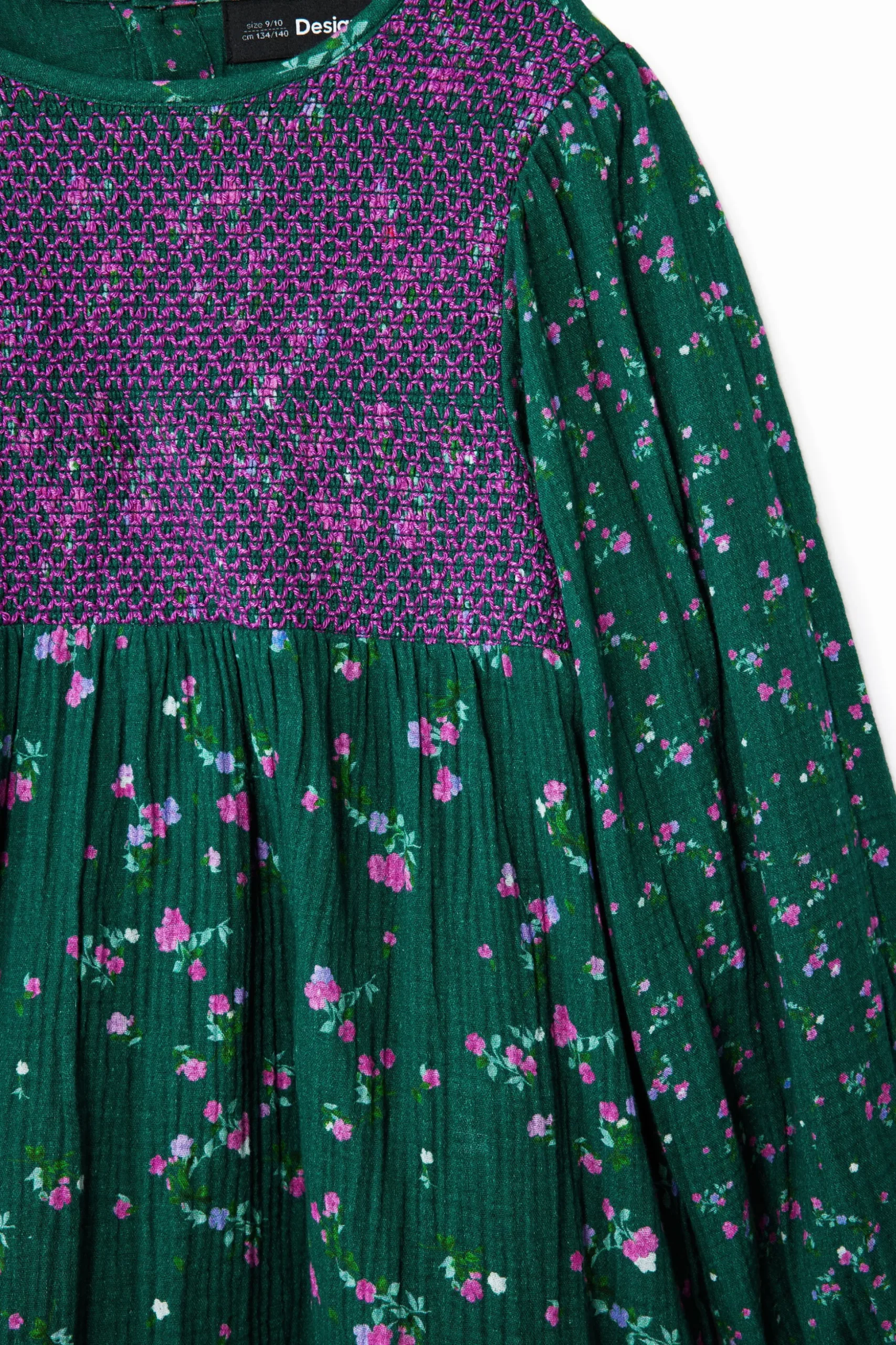 Floral shirt dress