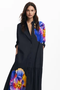 Floral shirt dress M. Christian Lacroix
