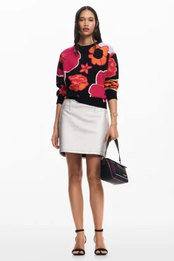 Floral sweater