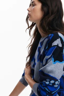 Floral sweater