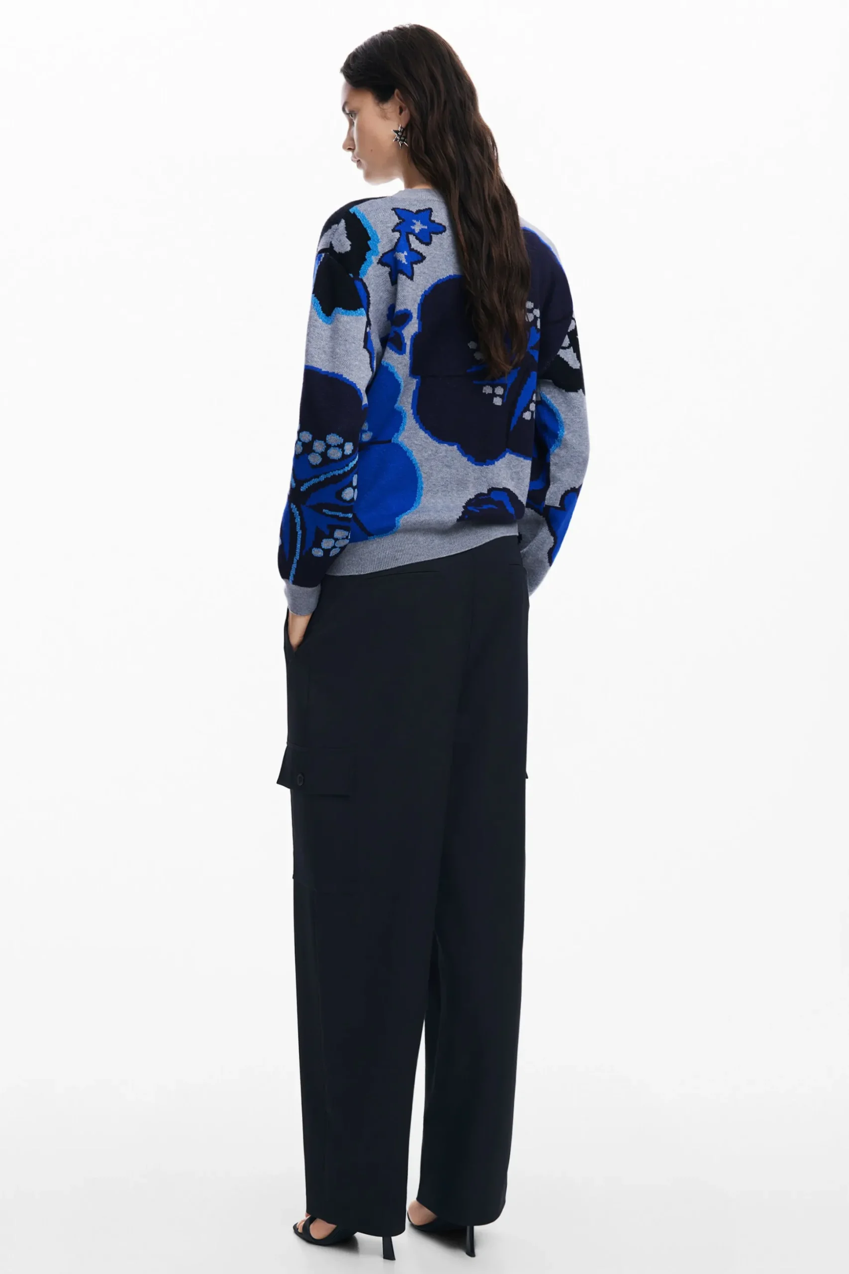 Floral sweater