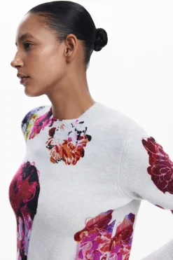 Floral sweater M. Christian Lacroix