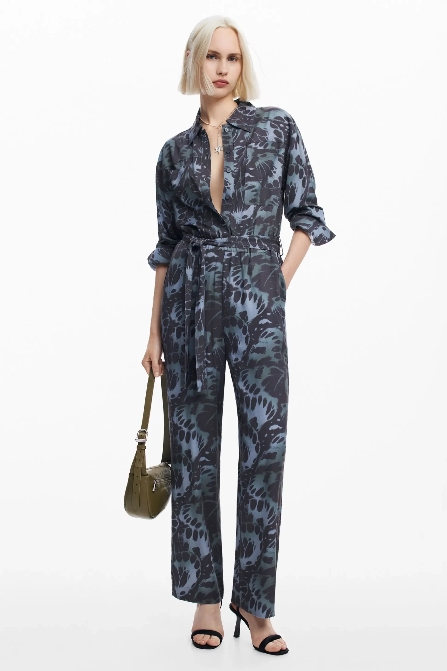 Flowy printed jumpsuit