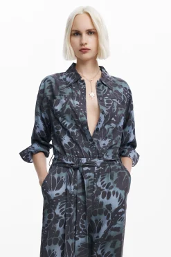 Flowy printed jumpsuit