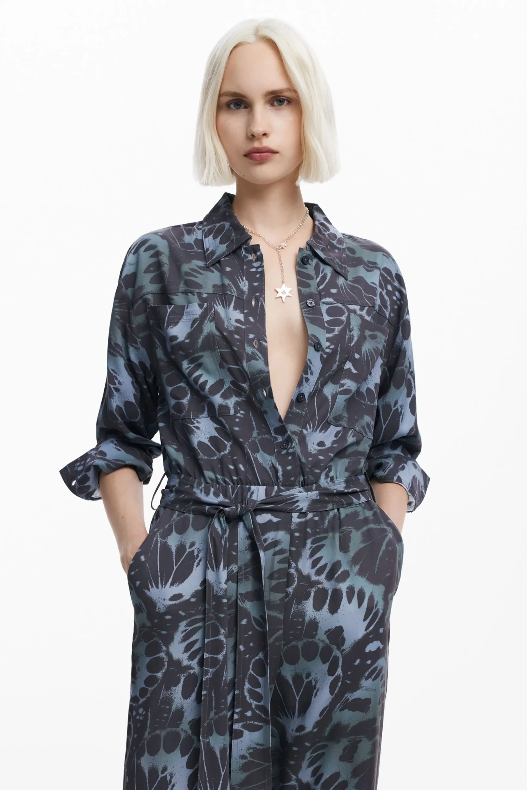 Flowy printed jumpsuit