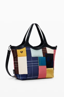Geometric handle bag