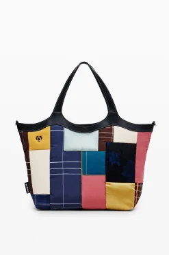 Geometric handle bag