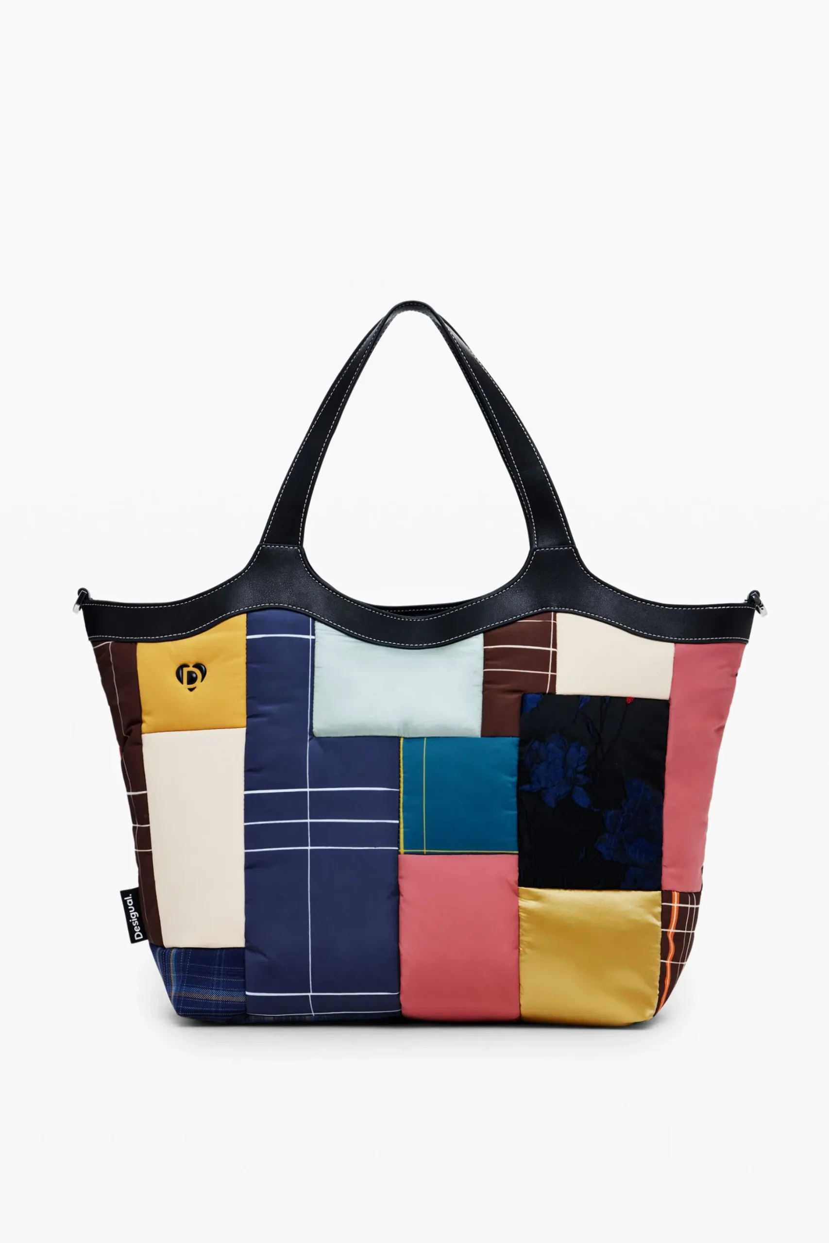 Geometric handle bag