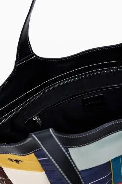Geometric handle bag
