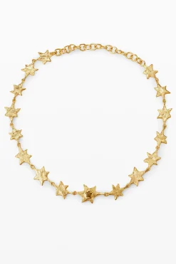 Gold-plated star choker Zalio