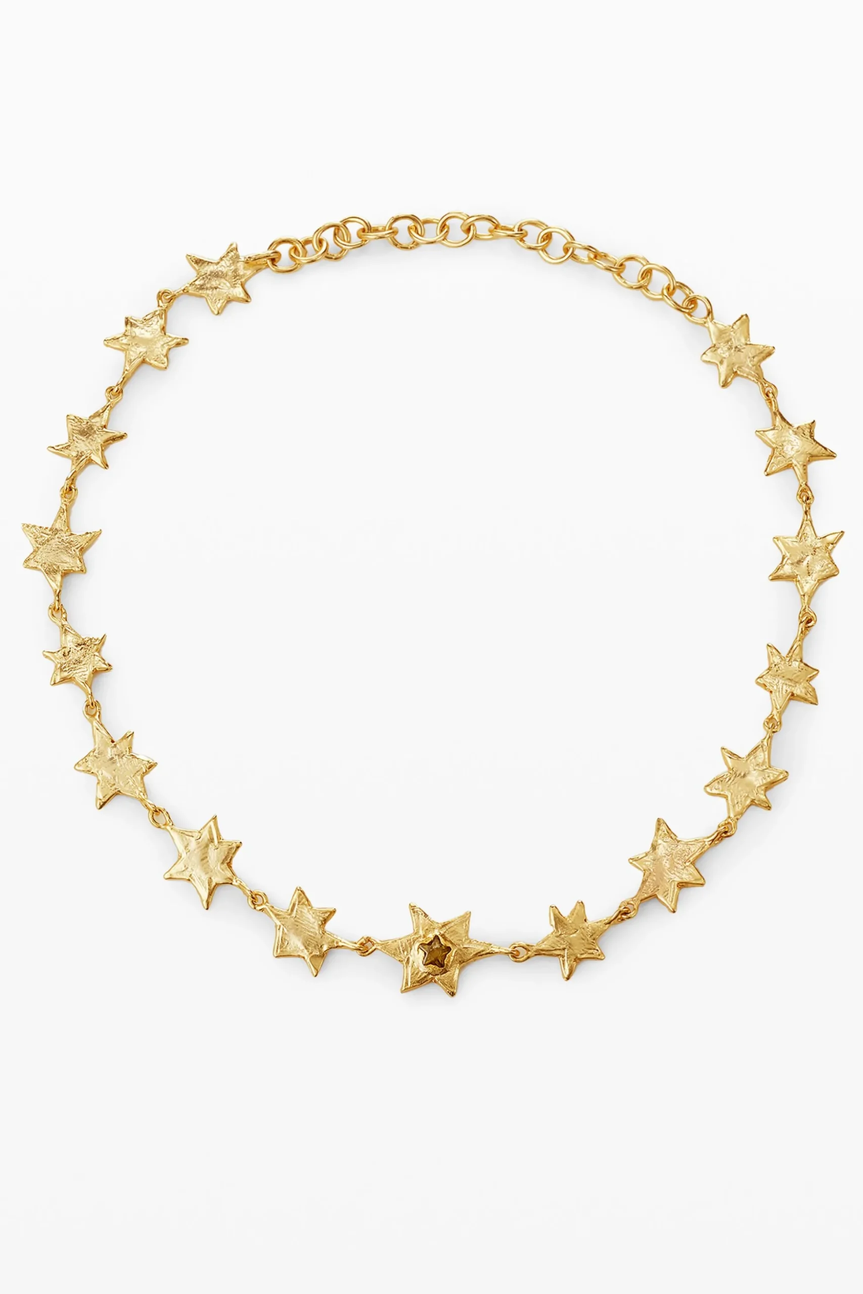 Gold-plated star choker Zalio