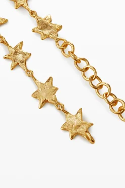 Gold-plated star choker Zalio