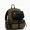 High-capacity nylon backpack