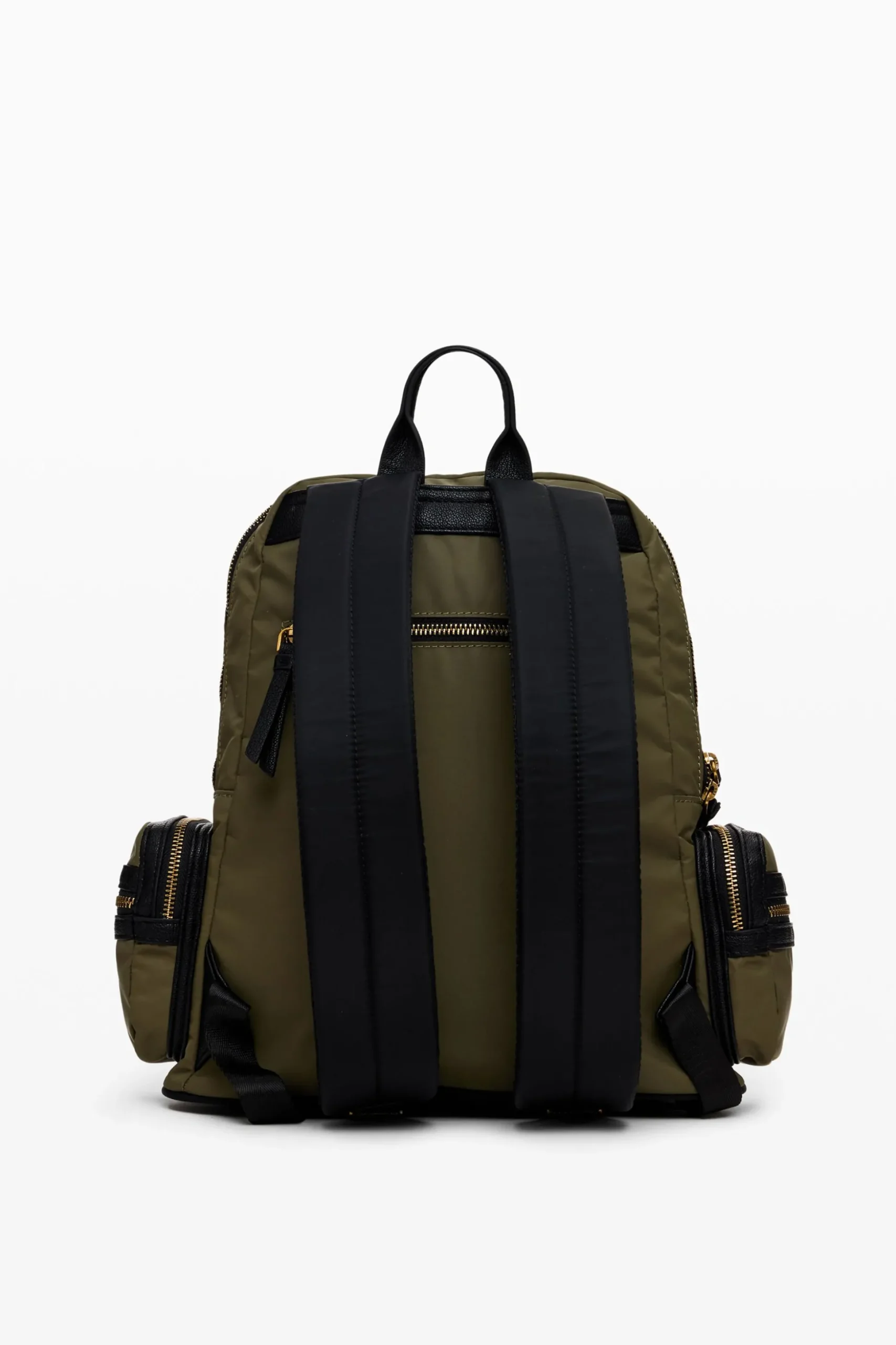 High-capacity nylon backpack