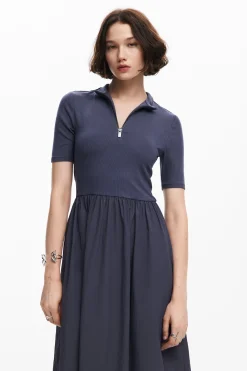 Hybrid midi dress