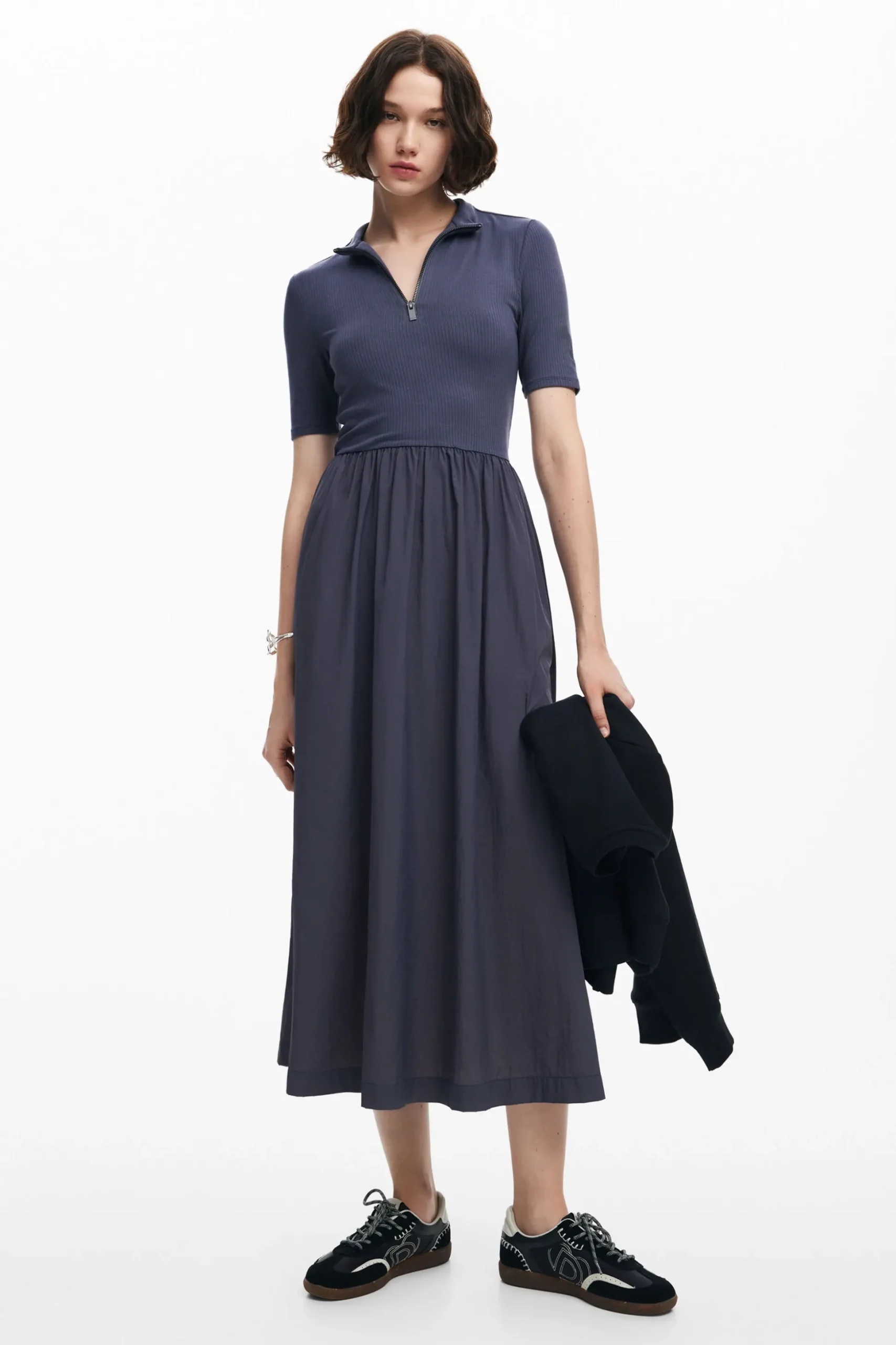 Hybrid midi dress
