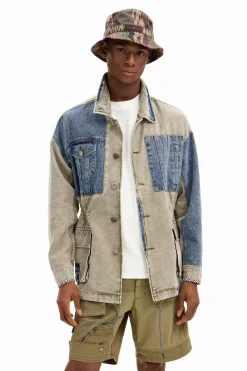 Hybrid parka jacket