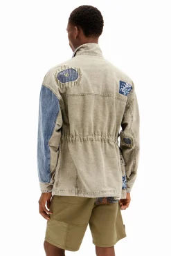 Hybrid parka jacket