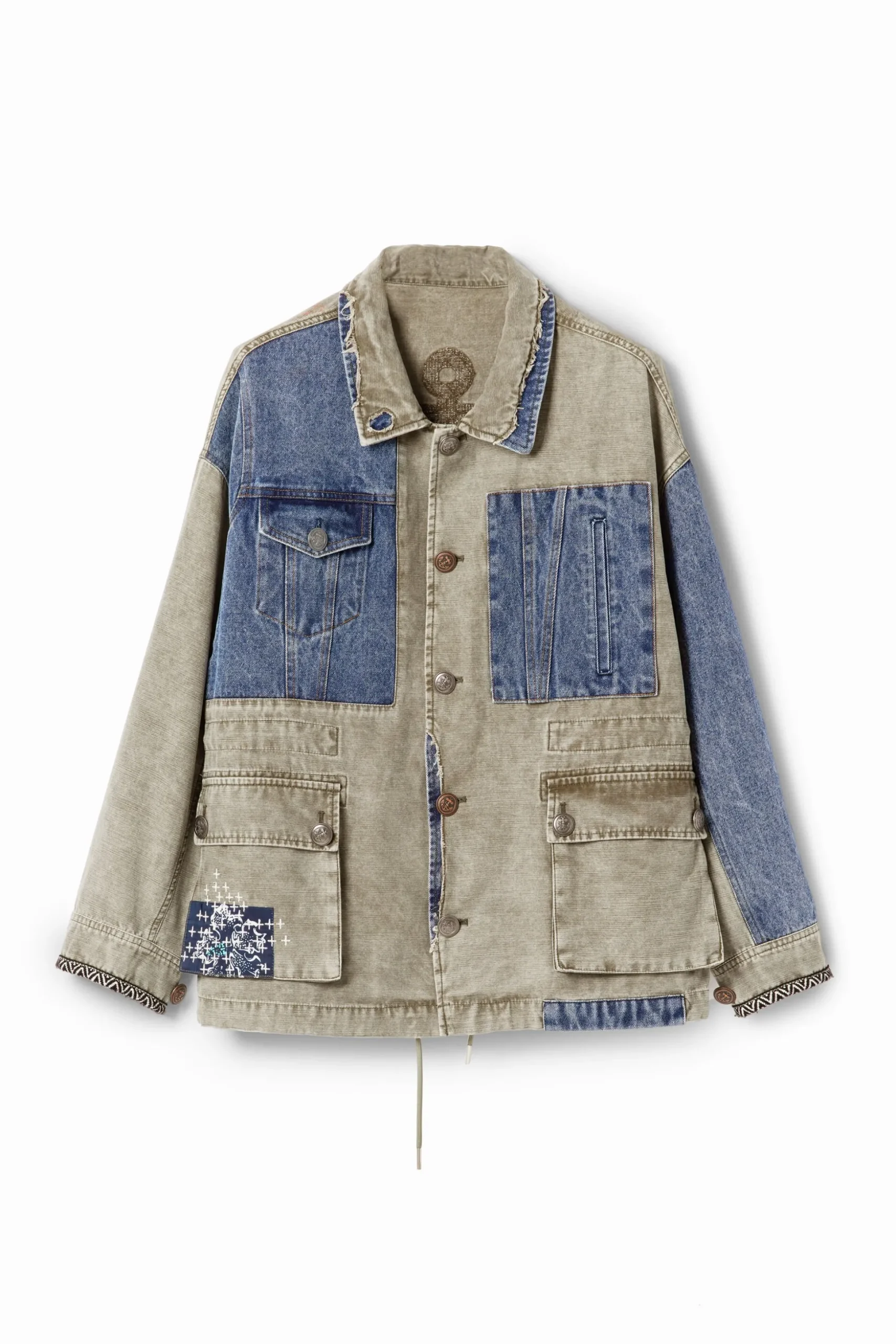 Hybrid parka jacket