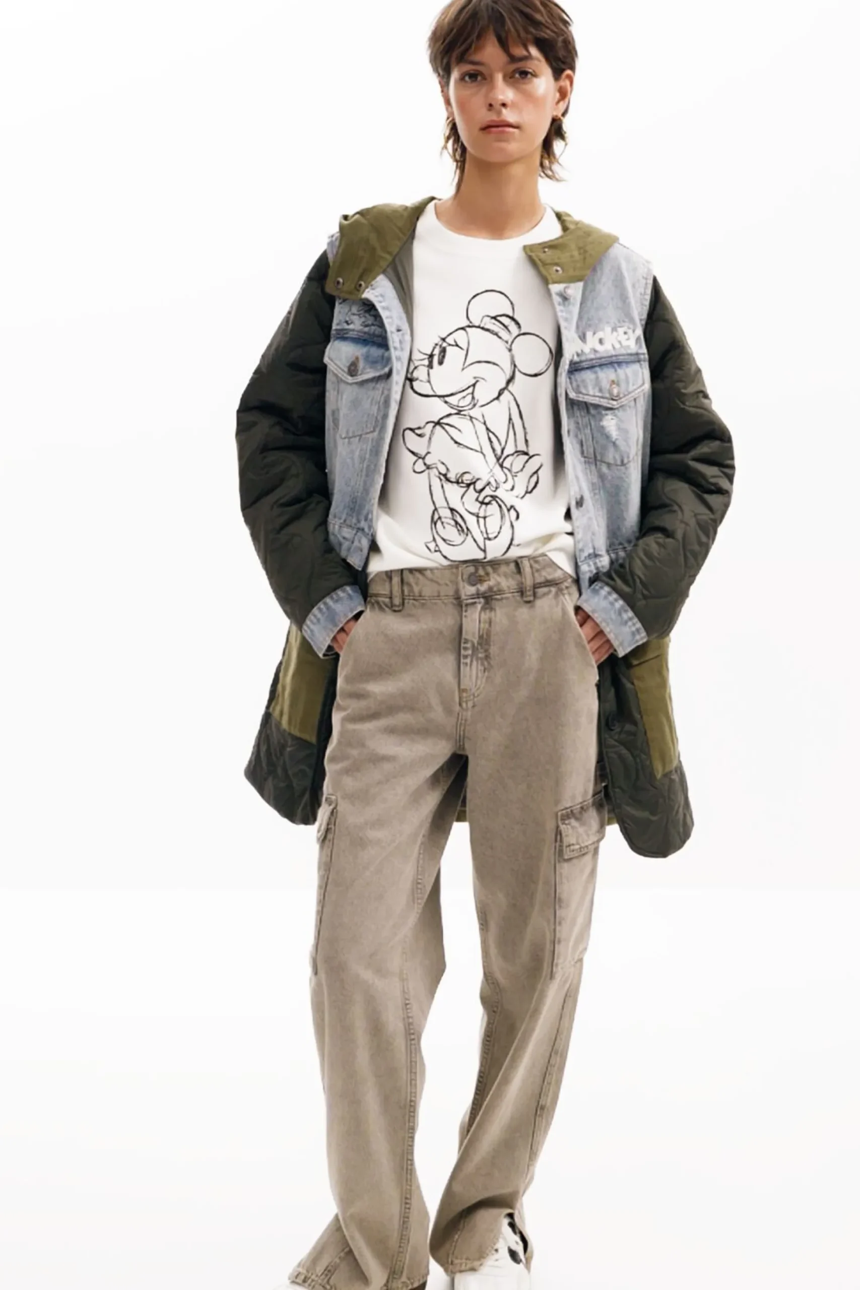 Hybrid parka with Mickey hood