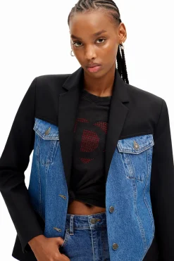 Hybrid trucker blazer