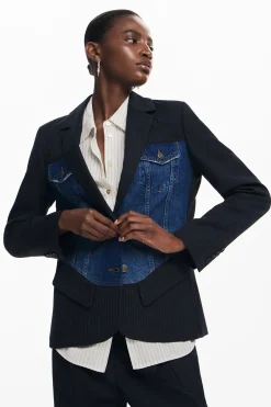 Hybrid trucker blazer