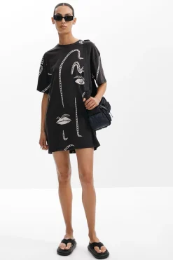 Illustrated dress