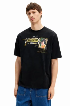 Japanese-style illustration T-shirt