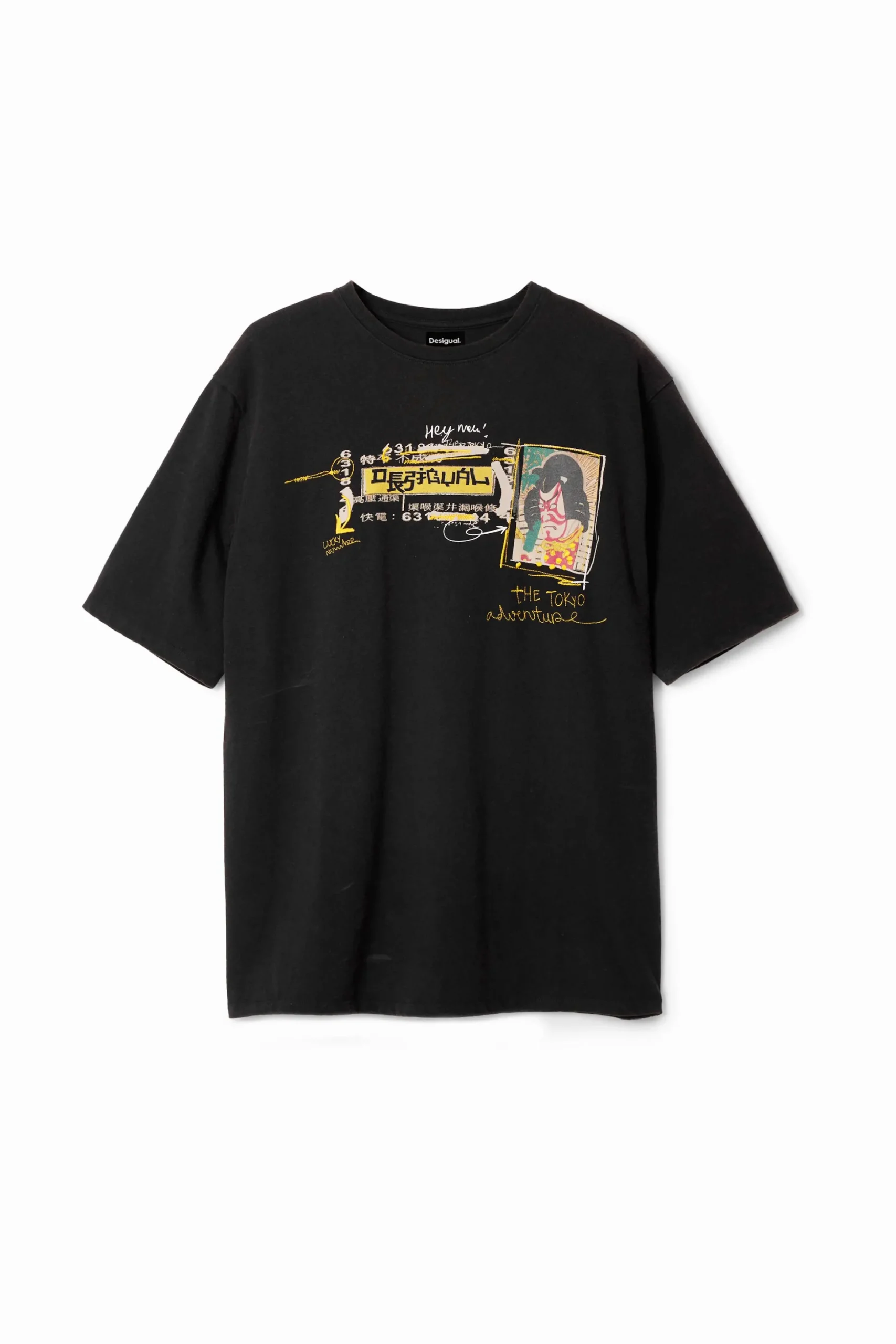 Japanese-style illustration T-shirt