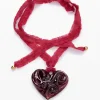 Large Crystal Heart Pendant Zalio
