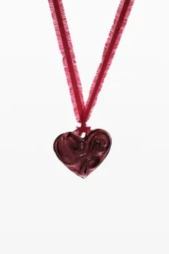 Large Crystal Heart Pendant Zalio