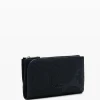 Large embroidered wallet
