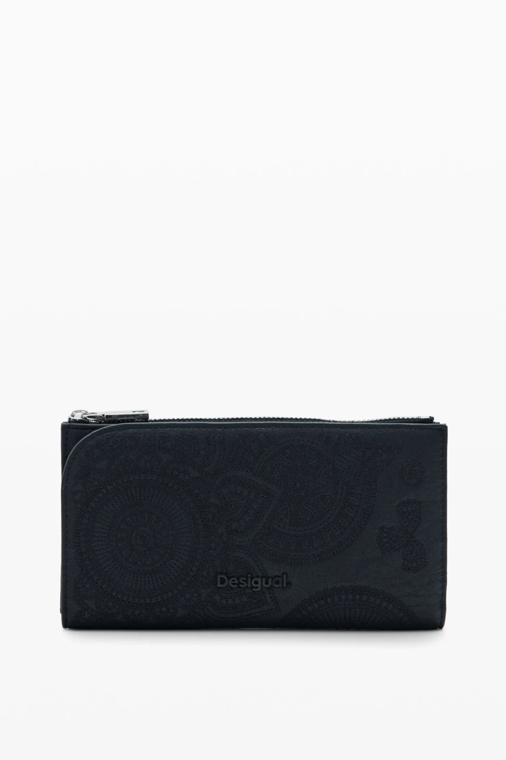 Large embroidered wallet