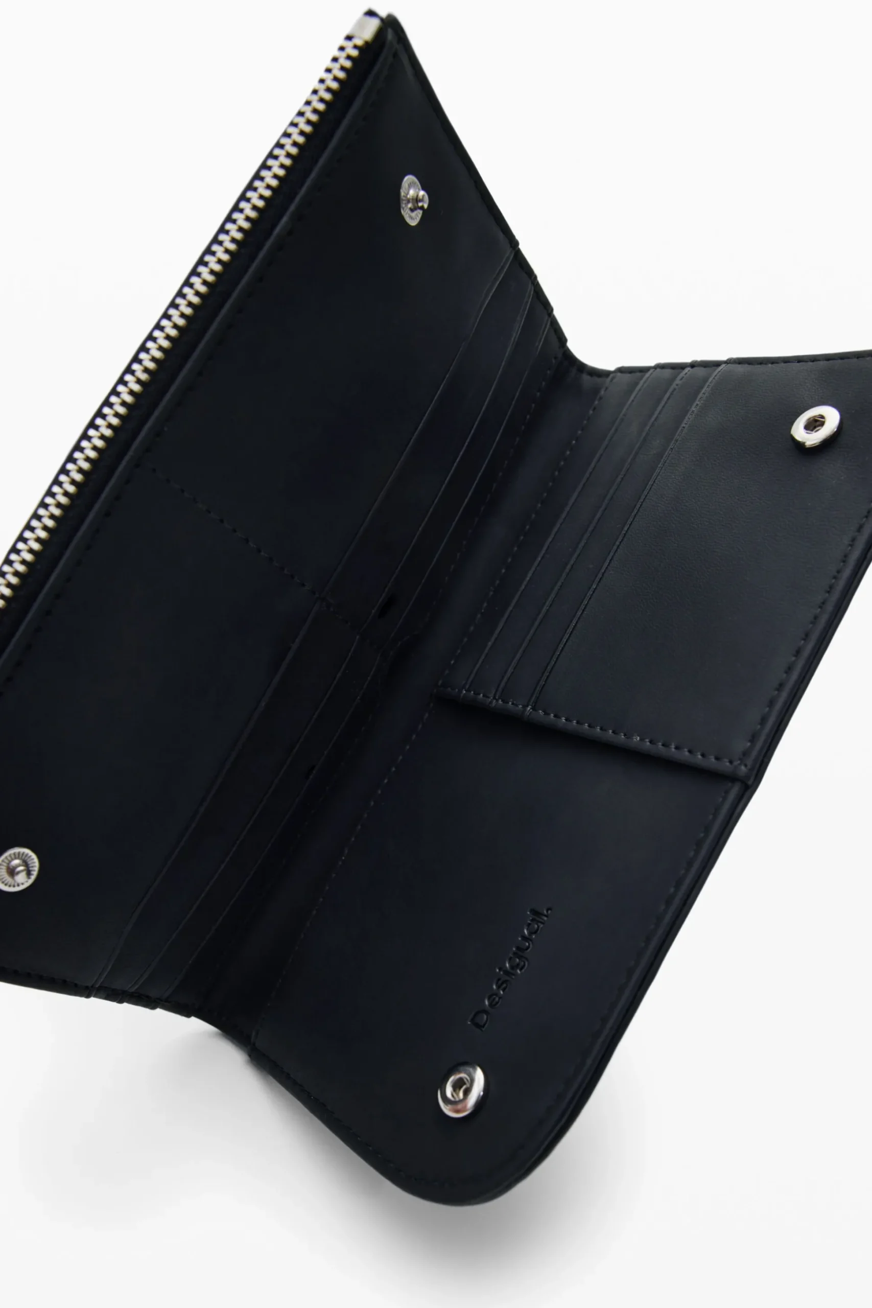 Large embroidered wallet