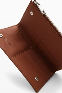 Large embroidered wallet