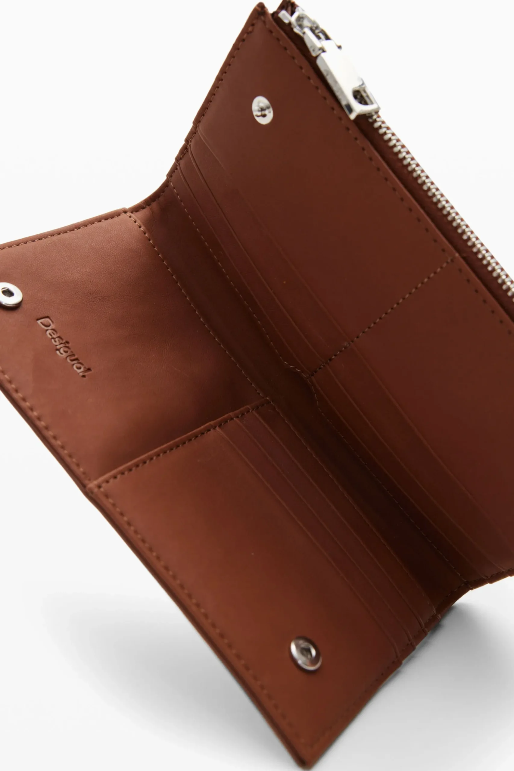 Large embroidered wallet