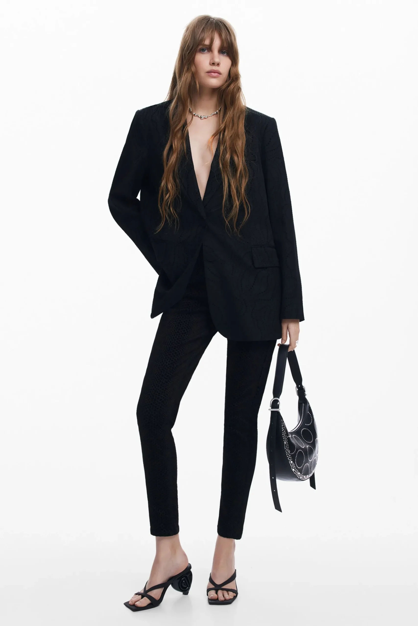 Laser-cut blazer