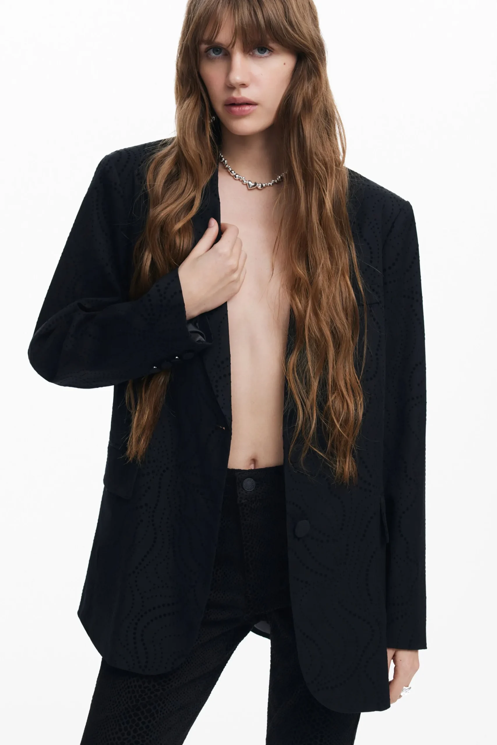 Laser-cut blazer