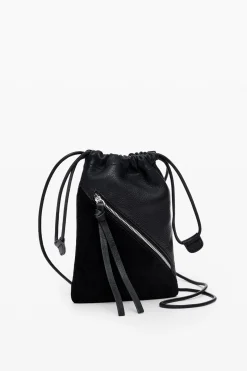 Leather wallet smartphone pouch