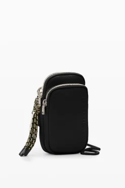 Leather-effect wallet phone pouch