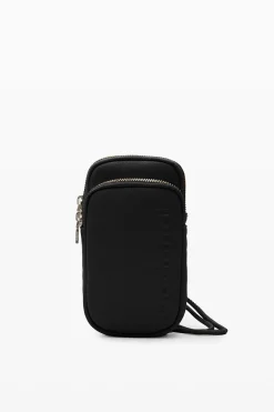 Leather-effect wallet phone pouch