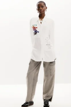 Letter print shirt